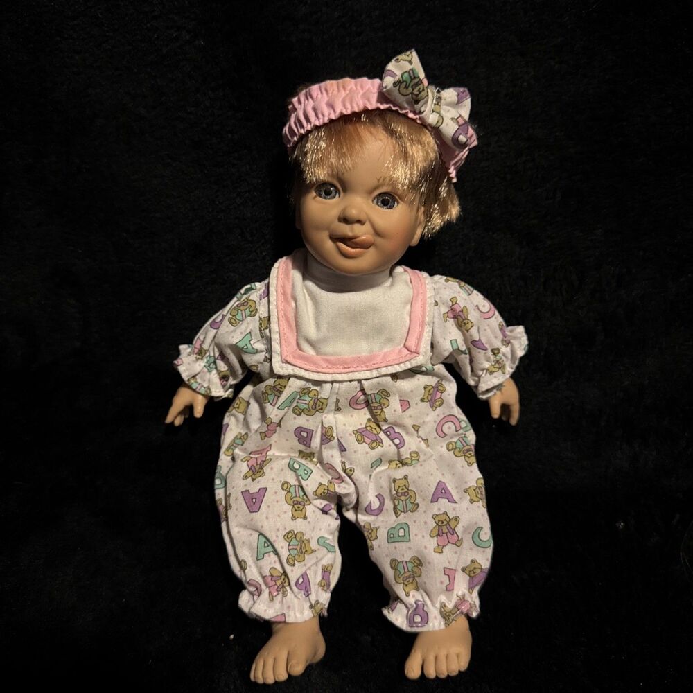 Vintage 1990s Lovable Expressions By Berenguer  Doll 9" JC Toys